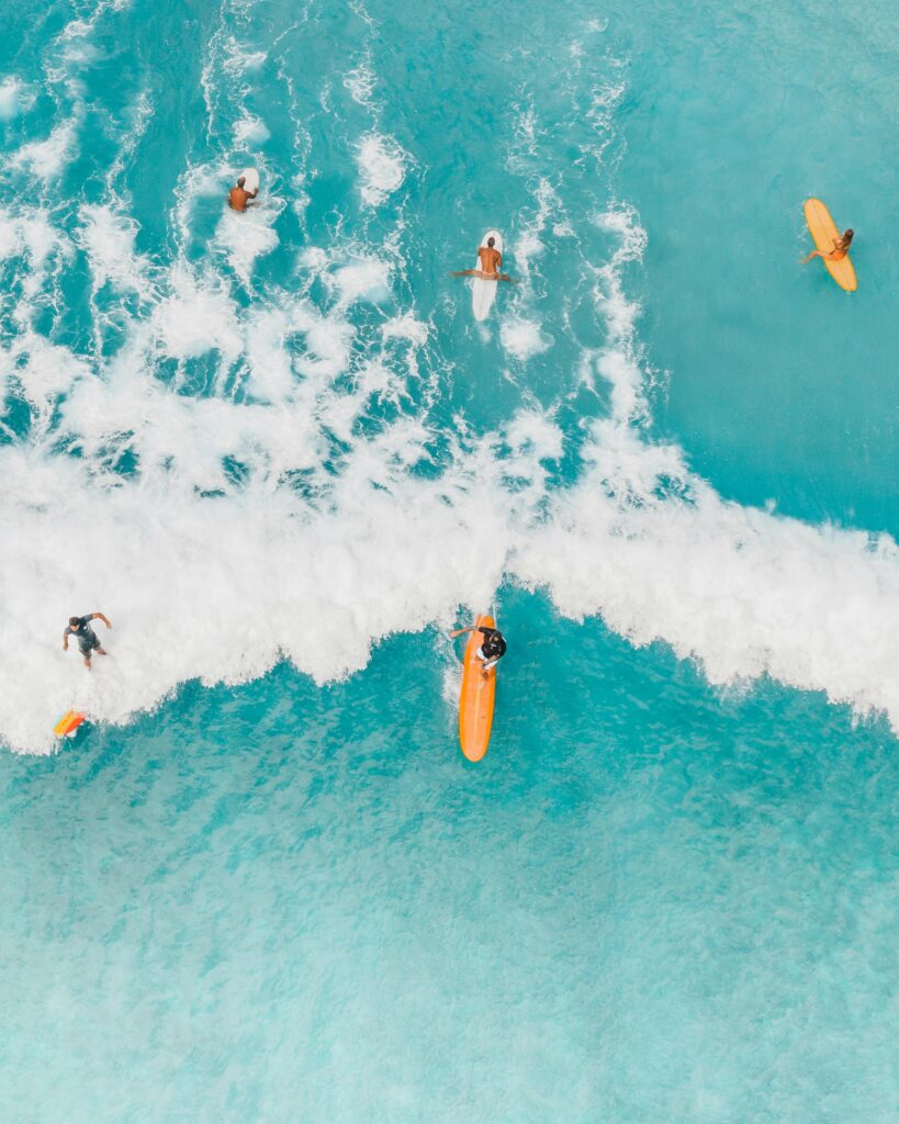 tecnica de remada surf dentro y fuera del agua