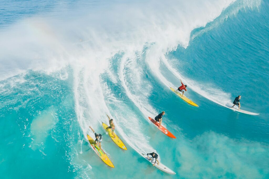 Longboard surf