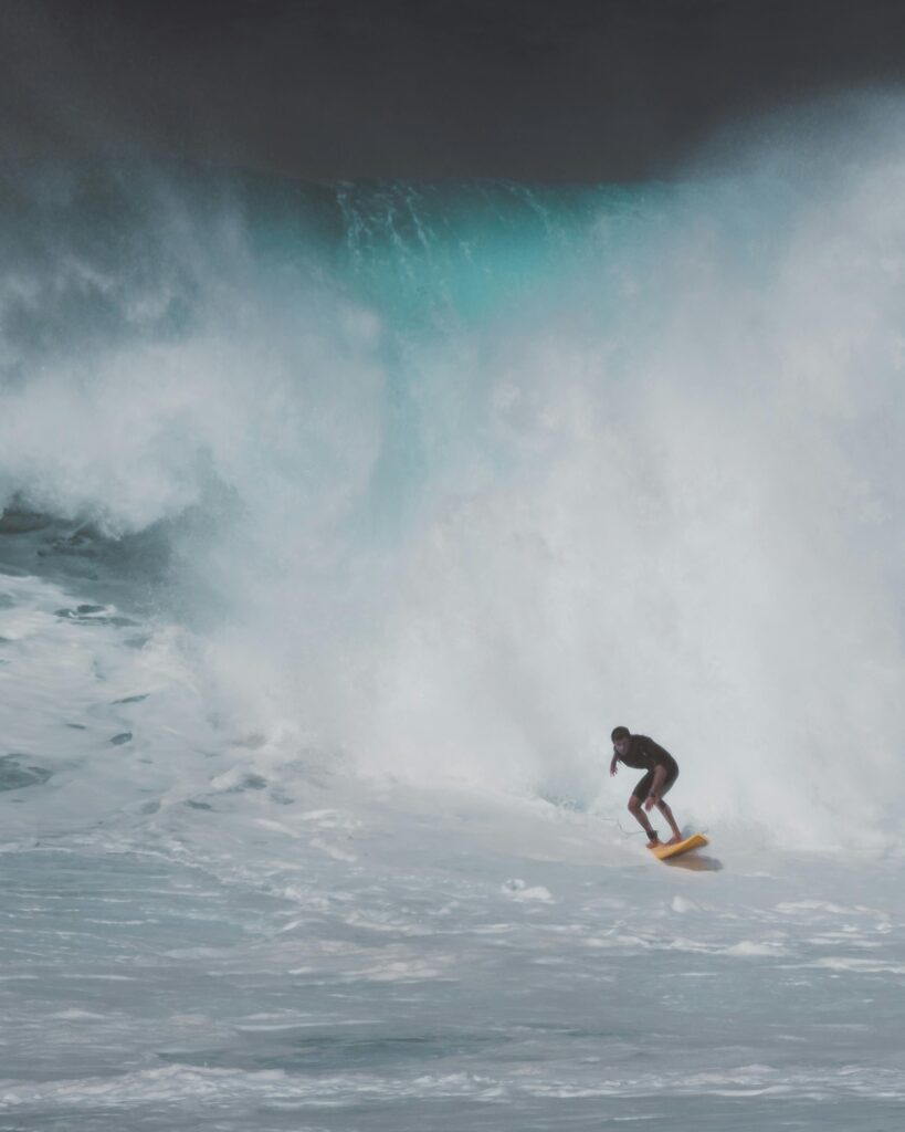 tow-in surf