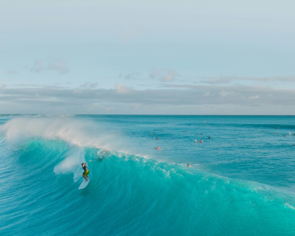 tow-in surf